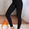Women Winter High Waist Fleece Lined Warm Leggings Slim Fit Pants 2