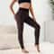 Women Ribbed Fleece Lined High Waist Thermal Leggings Slim Fit Pants 3