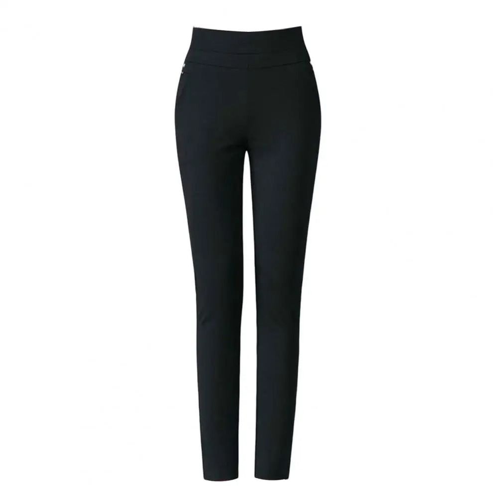 Women High Waist Stretch Slim Pencil Pants Casual Spring Trousers 6