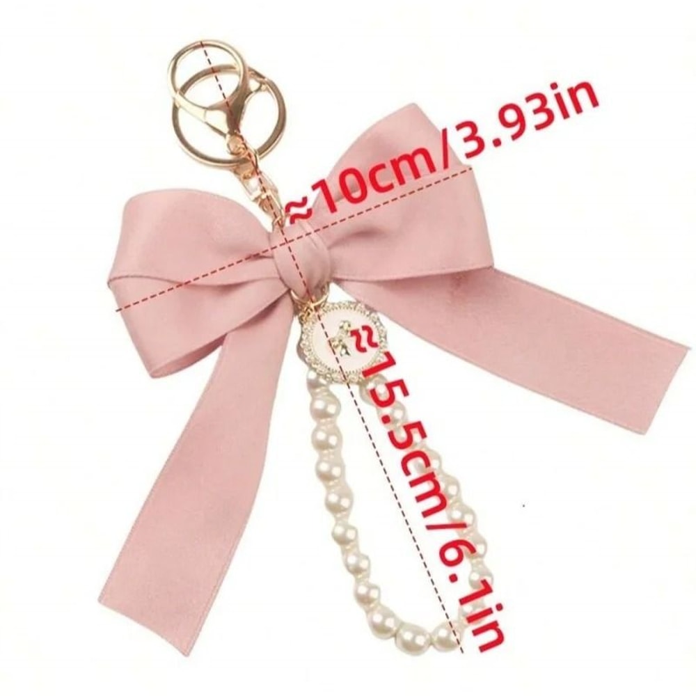 Elegant Large Bow Keychain Ornament For Bags And Headphone Case Accessories 3