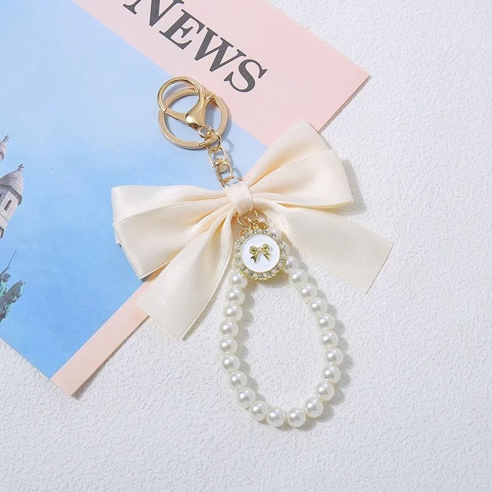 Elegant Large Bow Keychain Ornament For Bags And Headphone Case Accessories 5