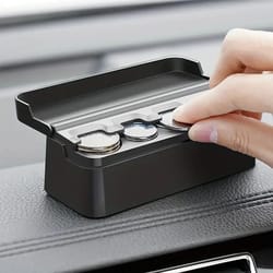 universal car coin holder change organizer – 48-capacity money dispenser storage for cars and trucks
