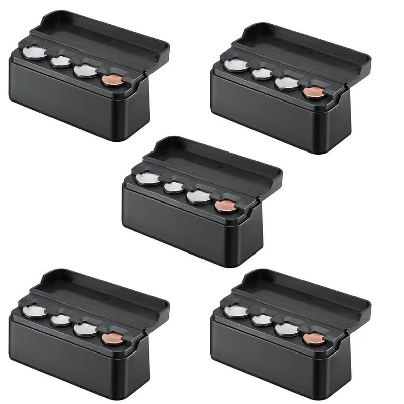 Universal Car Coin Holder Change Organizer 48Capacity Money Dispenser Storage For Cars And Trucks 9