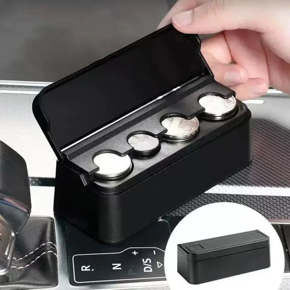 Universal Car Coin Holder Change Organizer 48Capacity Money Dispenser Storage For Cars And Trucks 4