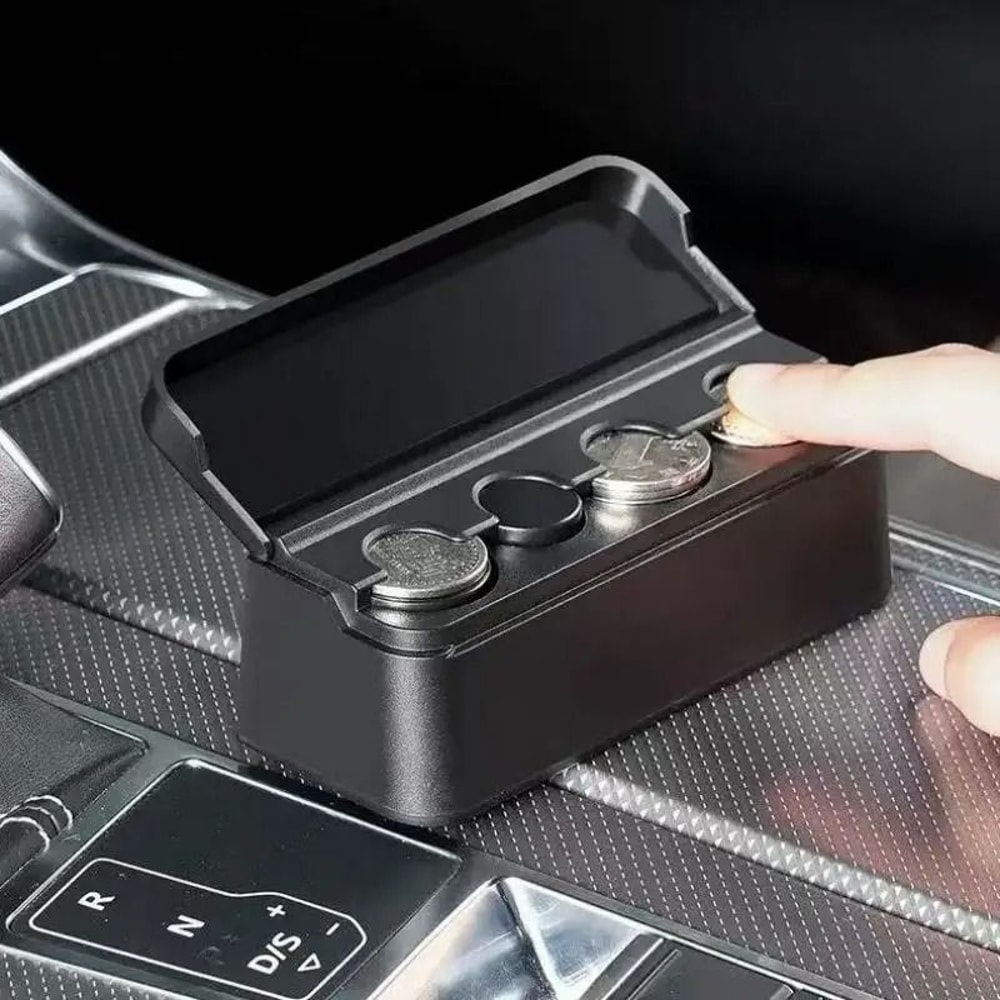 Universal Car Coin Holder Change Organizer 48Capacity Money Dispenser Storage For Cars And Trucks 5