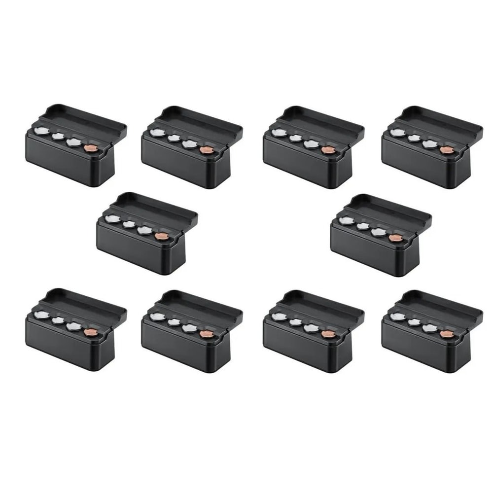 Universal Car Coin Holder Change Organizer 48Capacity Money Dispenser Storage For Cars And Trucks 8