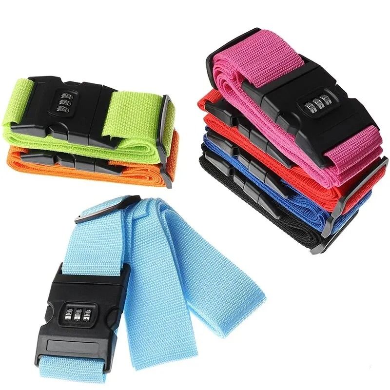 Adjustable Travel Luggage Strap With Password Lock Secure Anti Theft Baggage Packing Belt 2