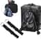 Portable Bag Luggage Strap External Fixed Belt With Release Buckle And Jacket Holder 1