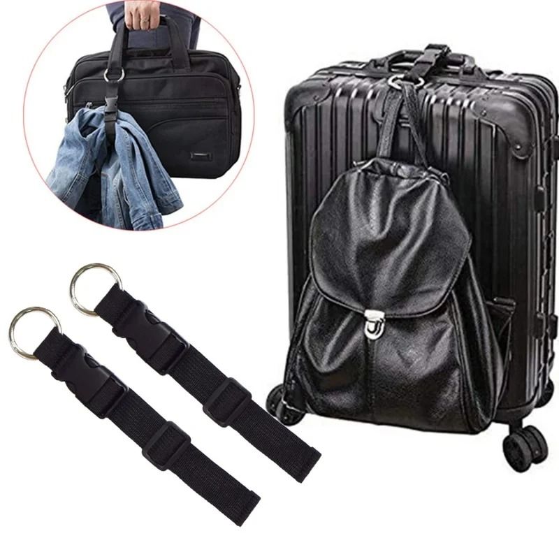 Portable Bag Luggage Strap External Fixed Belt With Release Buckle And Jacket Holder 1