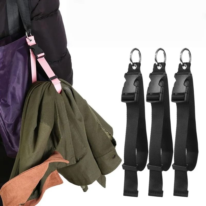 Portable Bag Luggage Strap External Fixed Belt With Release Buckle And Jacket Holder 3