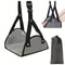 Portable Airplane Footrest Hammock With Adjustable Strap For Enhanced Travel Comfort 7