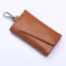 Genuine Leather Car Key Organizer Pouch Key Holder Wallet 5