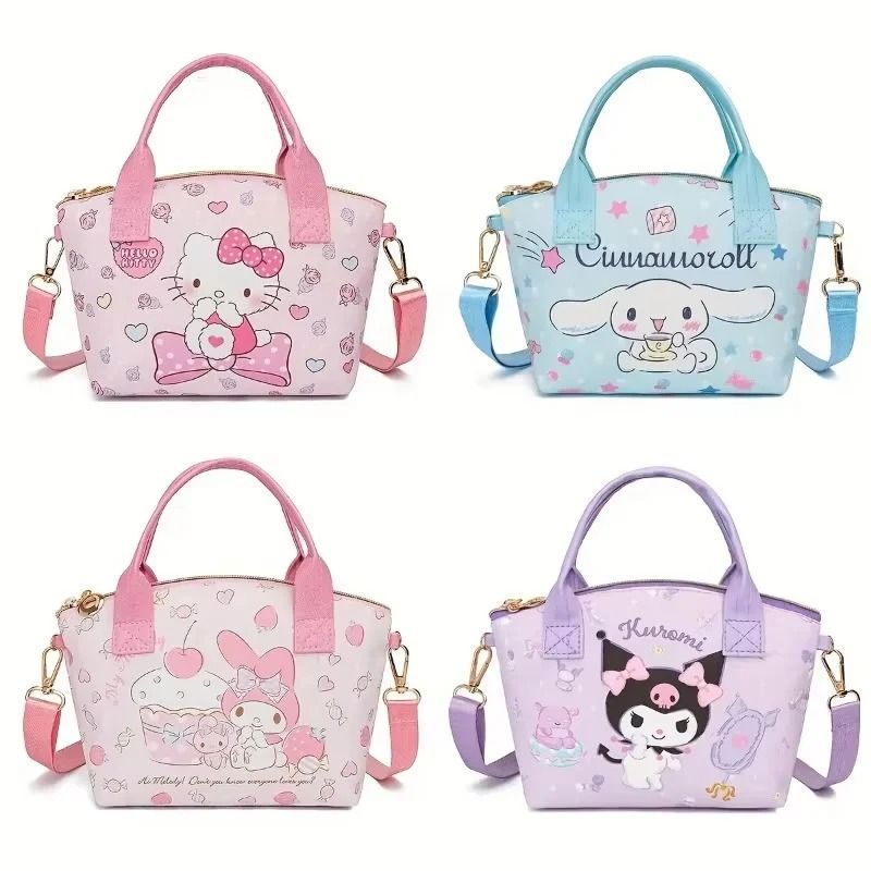 Lightweight Sanrio Cute Handbag Large Capacity Crossbody Shopping Bag 0