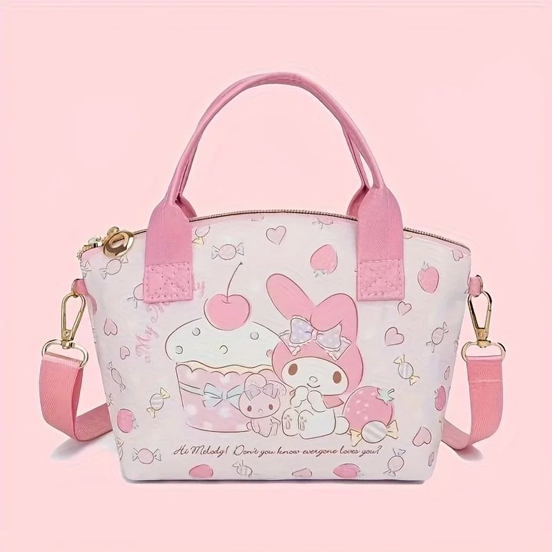 Lightweight Sanrio Cute Handbag Large Capacity Crossbody Shopping Bag 9