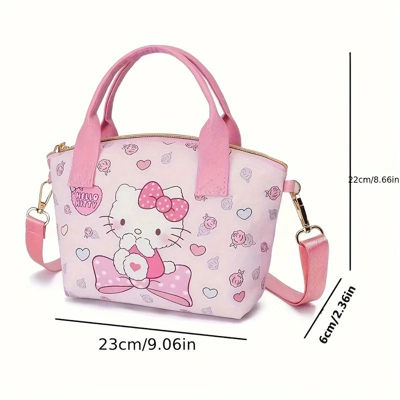 Lightweight Sanrio Cute Handbag Large Capacity Crossbody Shopping Bag 2