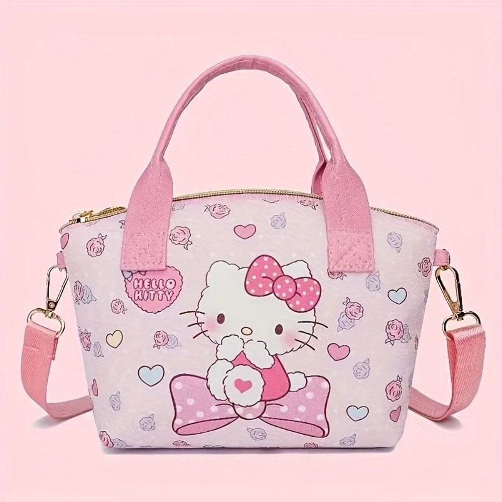 Lightweight Sanrio Cute Handbag Large Capacity Crossbody Shopping Bag 8