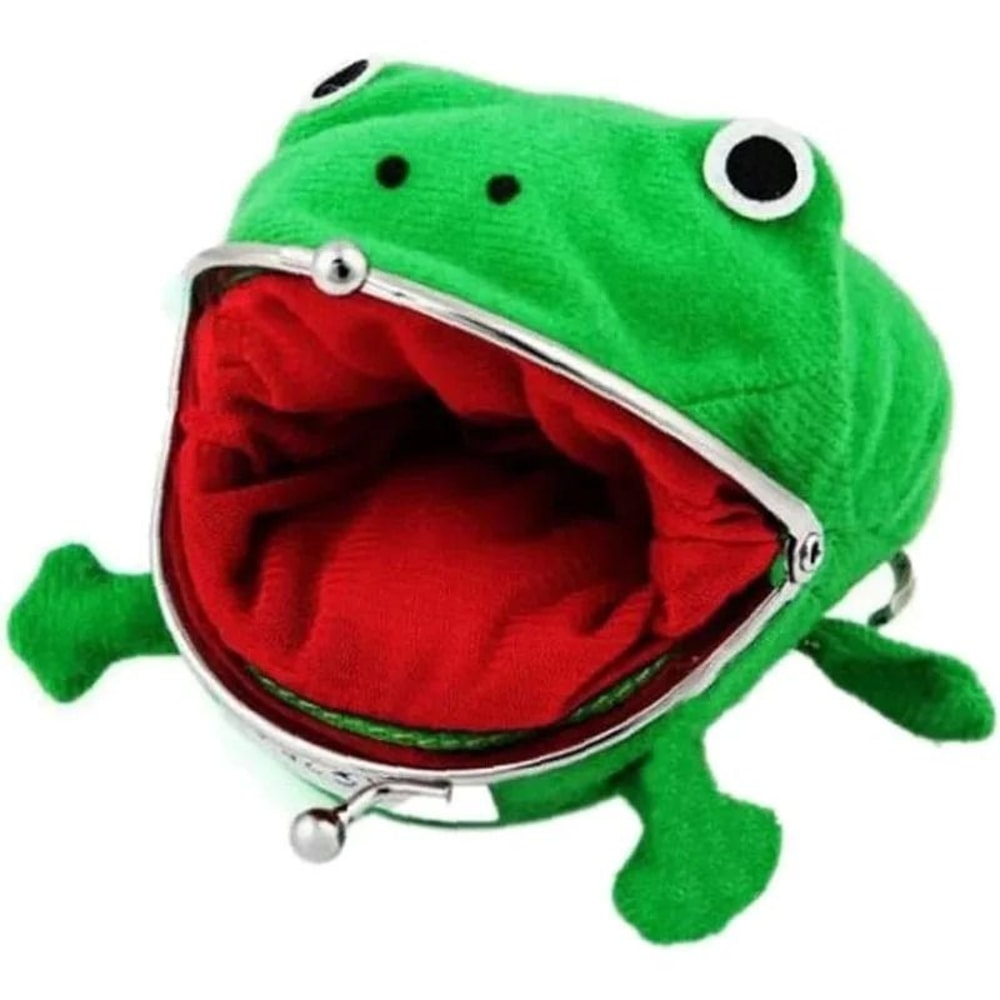 Plush Frog Coin Wallet Anime Ninja Cosplay Purse Halloween Role Playing Gift 3