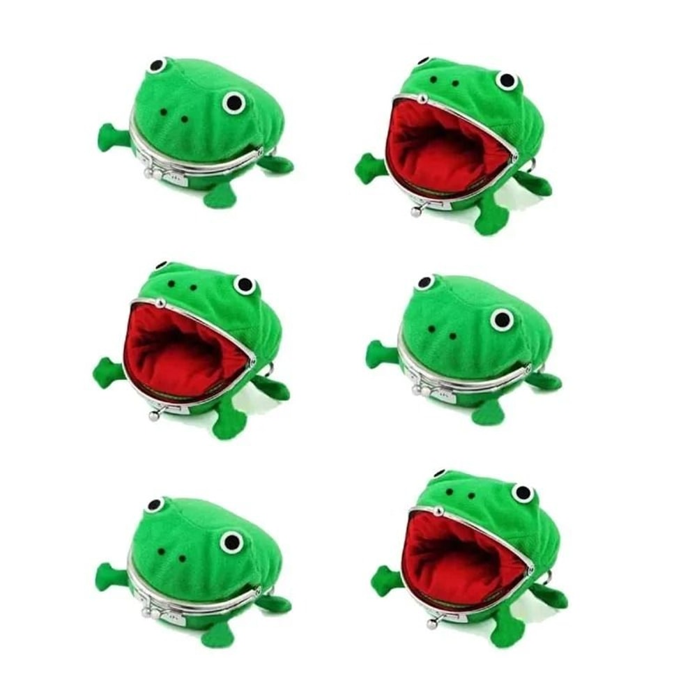 Plush Frog Coin Wallet Anime Ninja Cosplay Purse Halloween Role Playing Gift 4