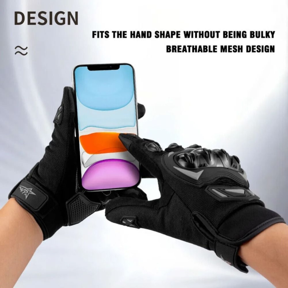 Full Finger Touchscreen Motorcycle Gloves For Men And Women Professional Motocross BMX And MTB Ridi 1