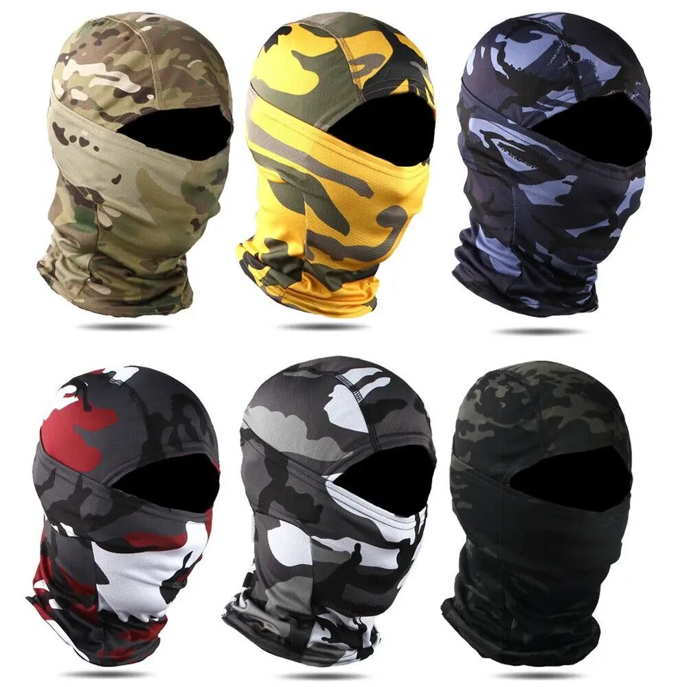 Tactical Full Face Balaclava Hood And Neck Gaiter Headwear For Fishing And Outdoor Sports 0