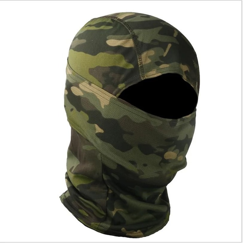 Tactical Full Face Balaclava Hood And Neck Gaiter Headwear For Fishing And Outdoor Sports 1