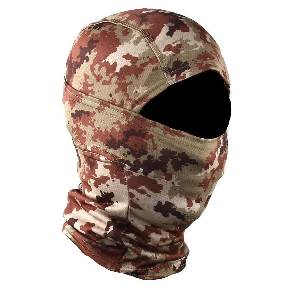 Tactical Full Face Balaclava Hood And Neck Gaiter Headwear For Fishing And Outdoor Sports 2