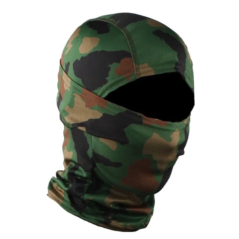 Tactical Full Face Balaclava Hood And Neck Gaiter Headwear For Fishing And Outdoor Sports 13
