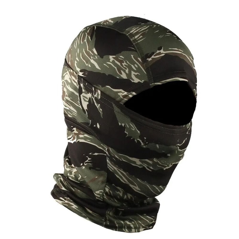 Tactical Full Face Balaclava Hood And Neck Gaiter Headwear For Fishing And Outdoor Sports 14