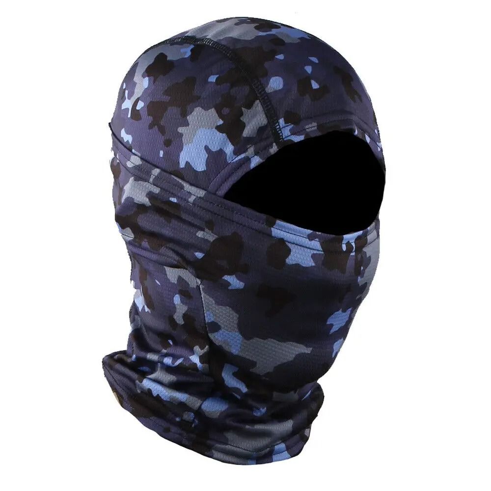 Tactical Full Face Balaclava Hood And Neck Gaiter Headwear For Fishing And Outdoor Sports 18