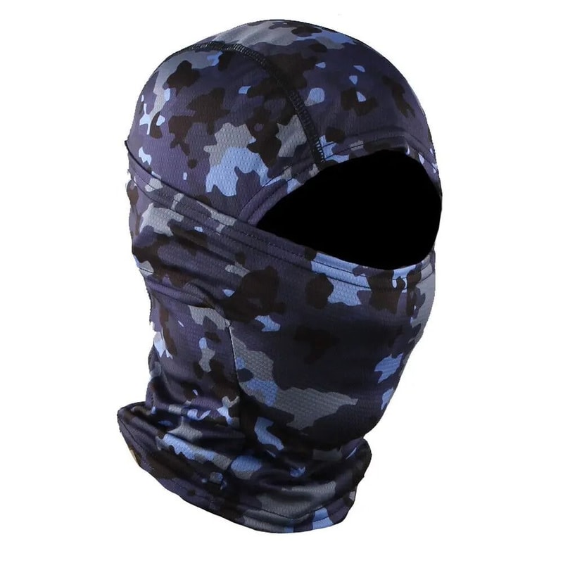 Tactical Full Face Balaclava Hood And Neck Gaiter Headwear For Fishing And Outdoor Sports 18