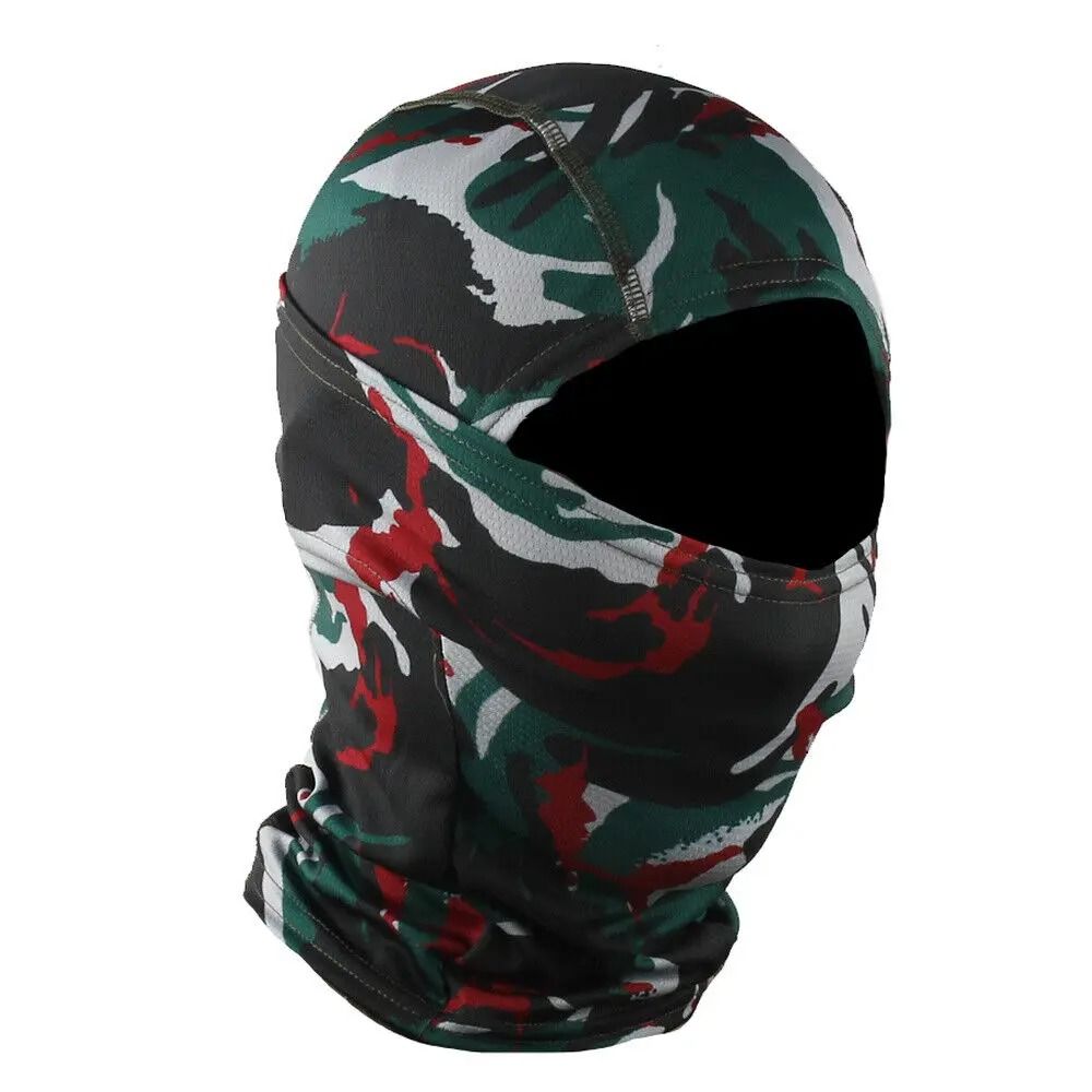Tactical Full Face Balaclava Hood And Neck Gaiter Headwear For Fishing And Outdoor Sports 20