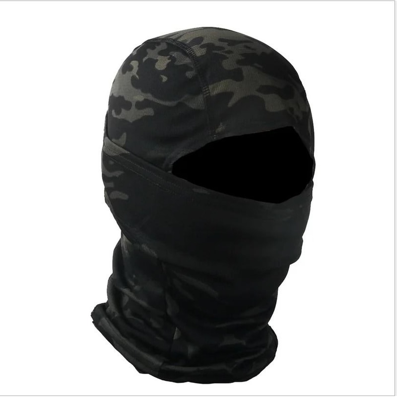 Tactical Full Face Balaclava Hood And Neck Gaiter Headwear For Fishing And Outdoor Sports 25