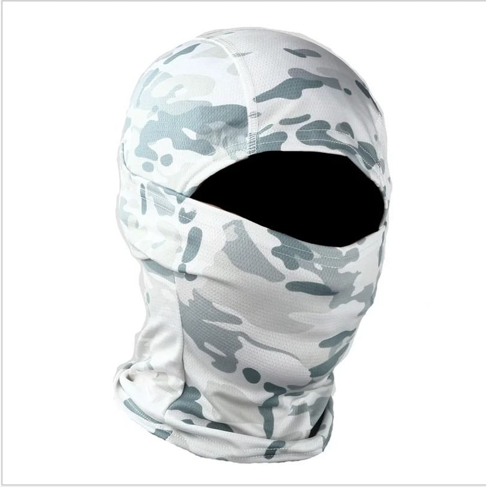 Tactical Full Face Balaclava Hood And Neck Gaiter Headwear For Fishing And Outdoor Sports 26