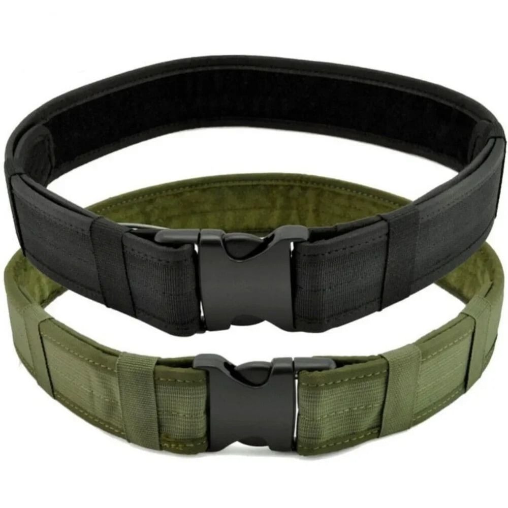 Tactical Military Style Nylon Waist Belt With Quick Release Buckle Adjustable Army Police Utility B 0
