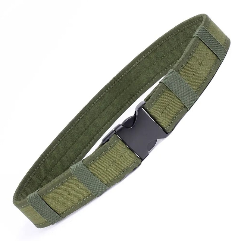 Tactical Military Style Nylon Waist Belt With Quick Release Buckle Adjustable Army Police Utility B 8