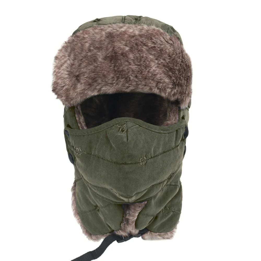 Winter Warm Ushanka Russian Style Hat With Earflaps And Windproof Mask For Outdoor Skiing And Hunti 10