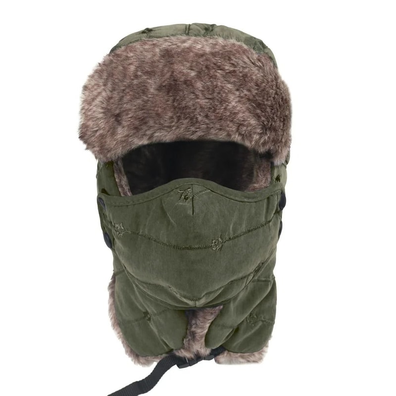 Winter Warm Ushanka Russian Style Hat With Earflaps And Windproof Mask For Outdoor Skiing And Hunti 10