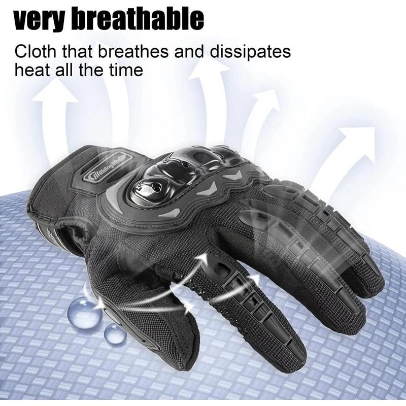 Full Finger Touchscreen Motorcycle Gloves For BMX ATV MTB Riding Road Racing And Motocross 2