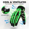 Chitone Full Finger Skeleton Gloves Protective Motocross And Off Road Racing Gear For Men And Women 1