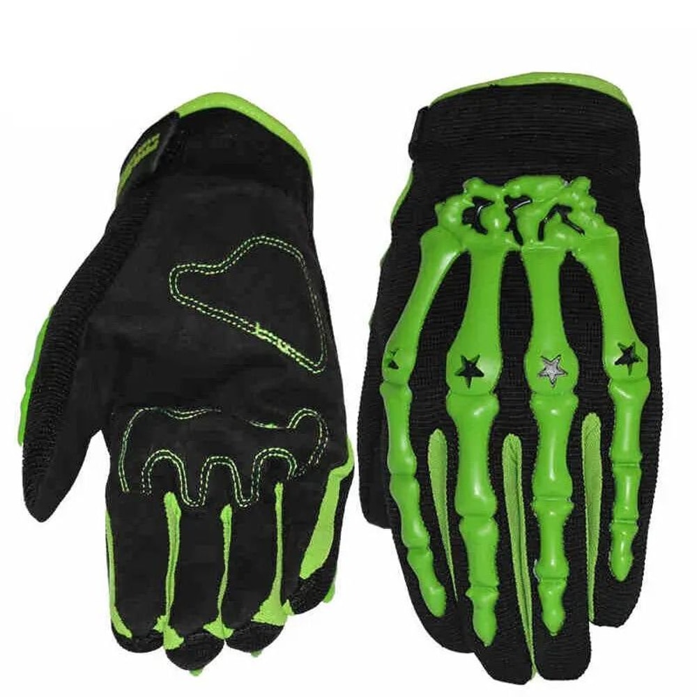 Chitone Full Finger Skeleton Gloves Protective Motocross And Off Road Racing Gear For Men And Women 7