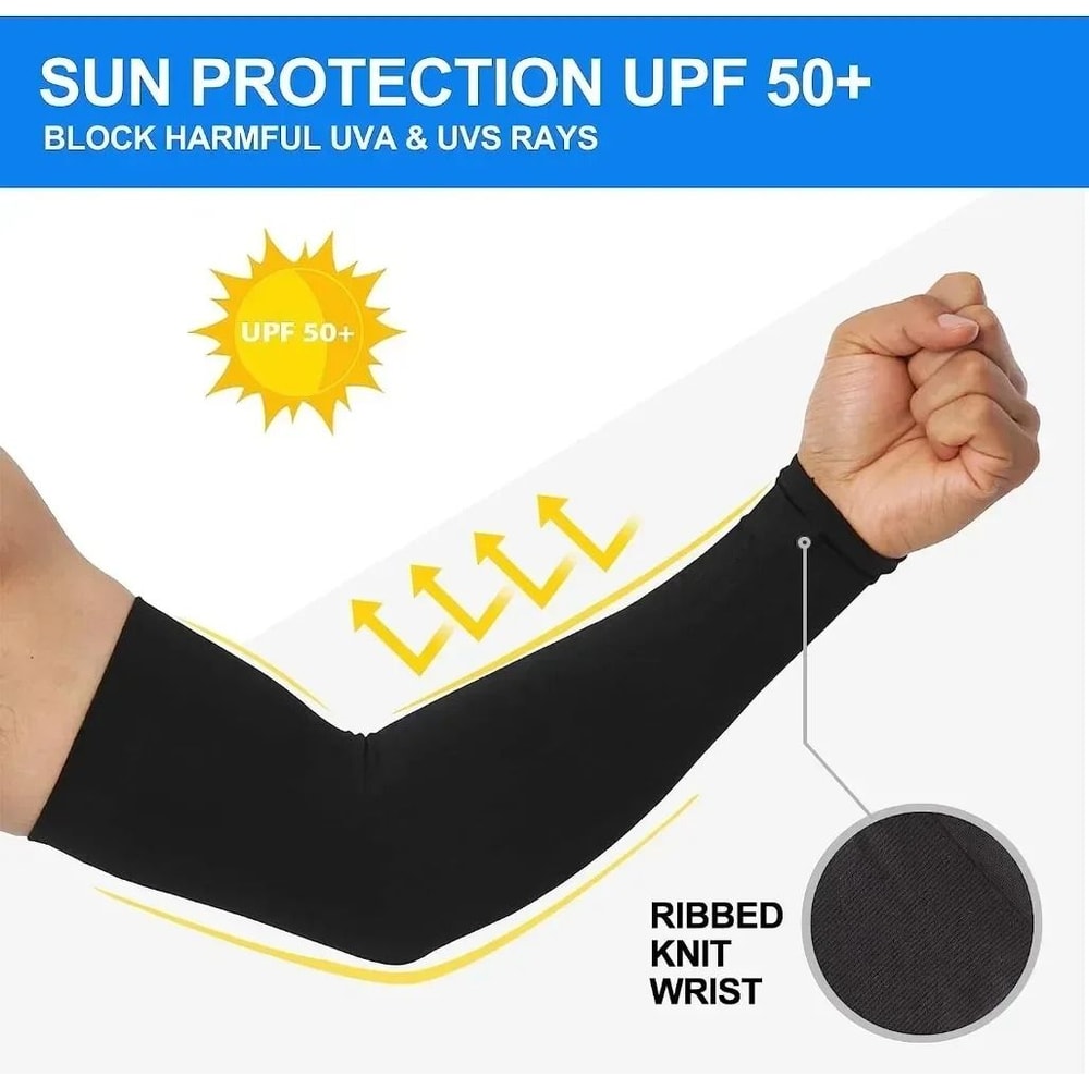 Outdoor Sport UV Sun Shield Arm Sleeves Breathable Skin Cover And Compression Sleeve For Basketball 1