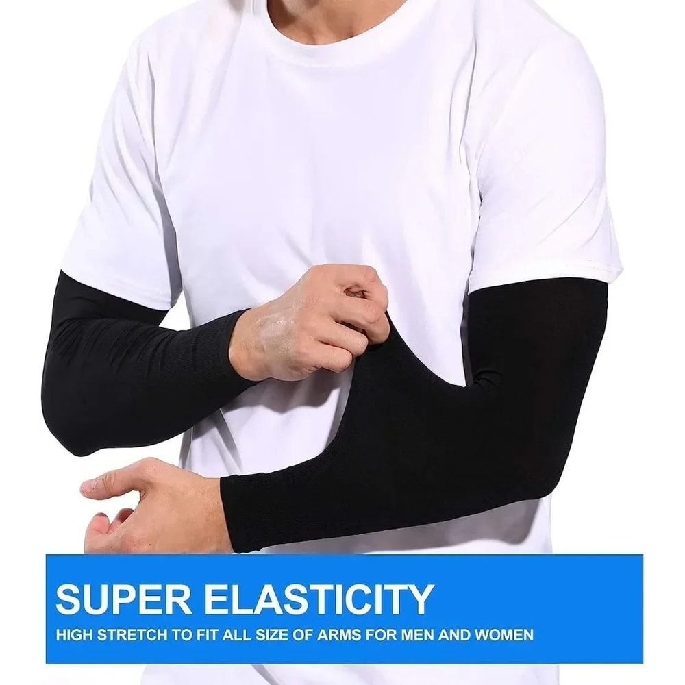 Outdoor Sport UV Sun Shield Arm Sleeves Breathable Skin Cover And Compression Sleeve For Basketball 2