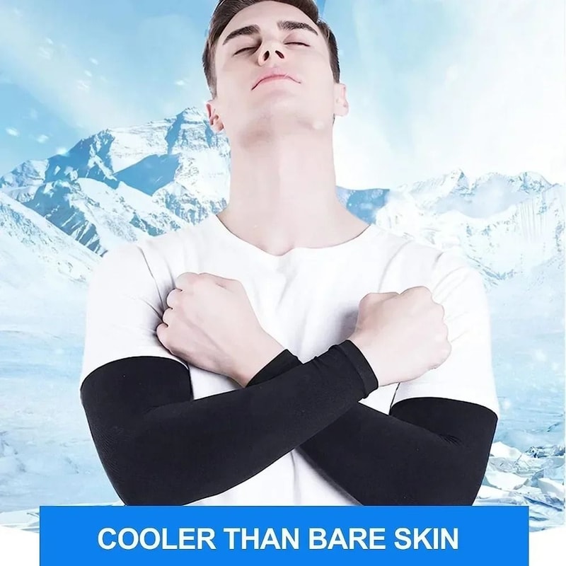 Outdoor Sport UV Sun Shield Arm Sleeves Breathable Skin Cover And Compression Sleeve For Basketball 3