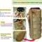 Tactical MOLLE Water Bottle Pouch High Density 1000D Nylon Bottle Holder With Drawstring And Mesh B 2