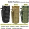 Tactical MOLLE Water Bottle Pouch High Density 1000D Nylon Bottle Holder With Drawstring And Mesh B 4