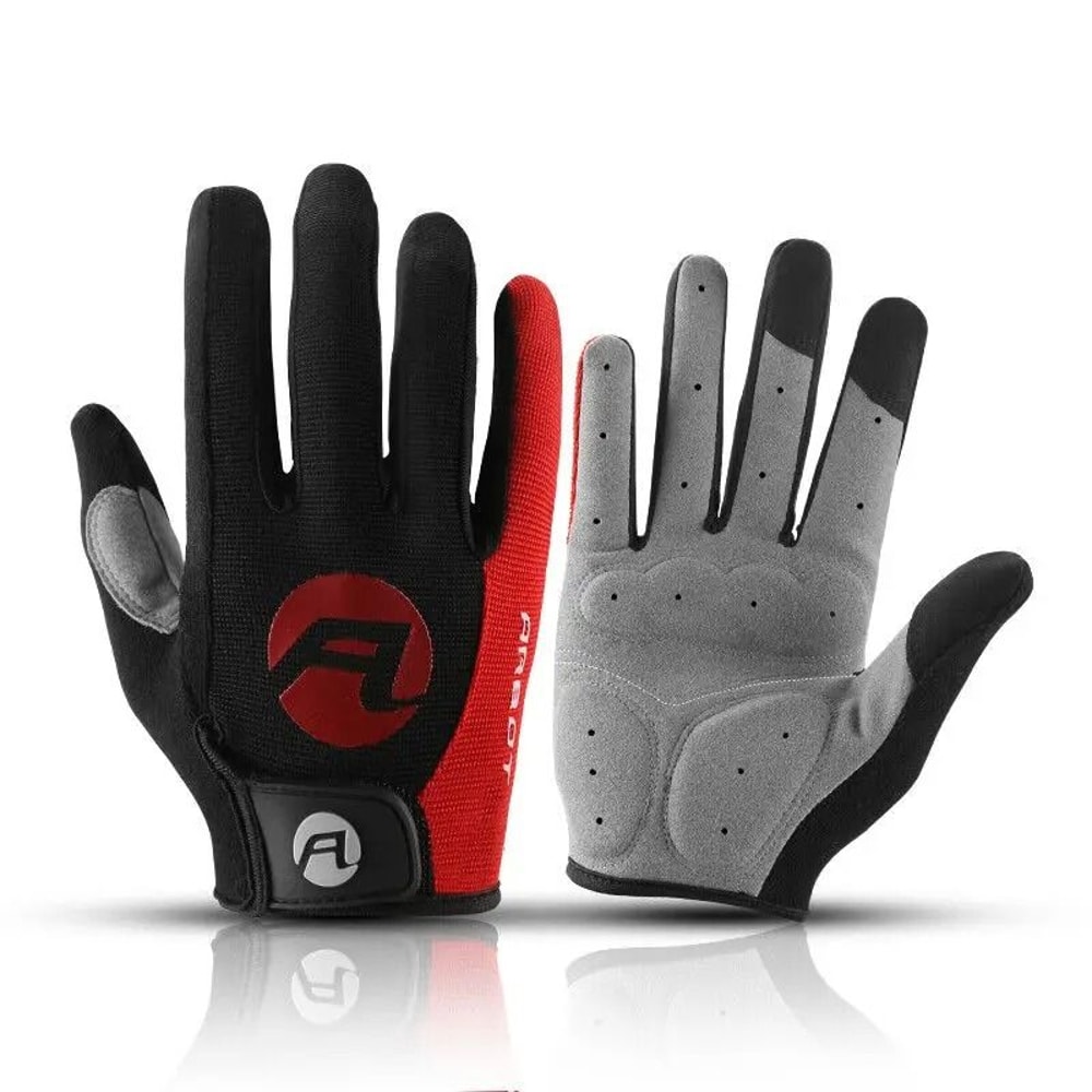 Full Finger Cycling Gloves With Touchscreen MTB Padded Anti Skid Grips For BMX And Mountain Biking 8