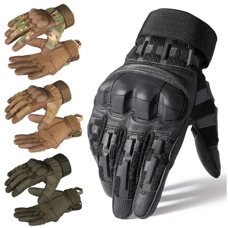 Tactical Full Finger Gloves For Men With Ultimate Impact Protection And NonSlip Grip For Riding Sho 0