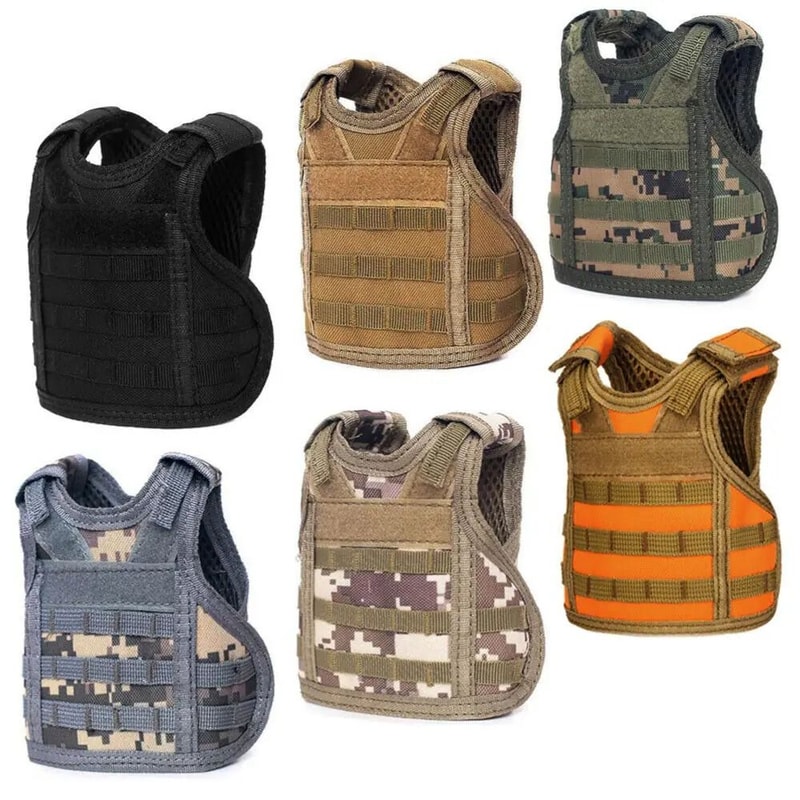 Detachable Tactical Beer Bottle Vest With Adjustable Straps For Water Wine And Beverage Bottles 0