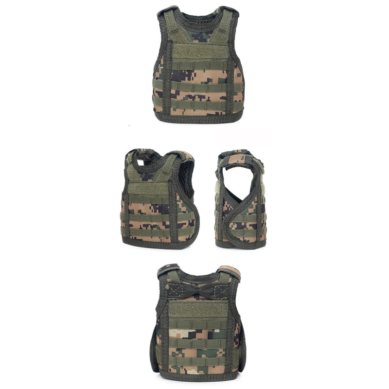 Detachable Tactical Beer Bottle Vest With Adjustable Straps For Water Wine And Beverage Bottles 11