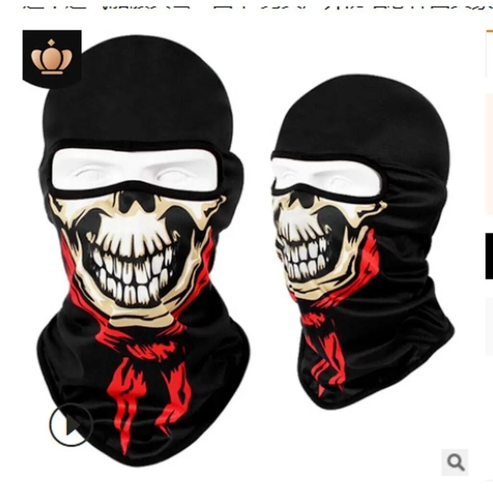 Tactical UV Protection Balaclava Full Face Mask For Skiing Cycling And Motorcycle Helmet Liner 12
